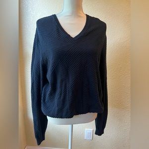 Armani exchange v neck men’s sweater navy blue xxl